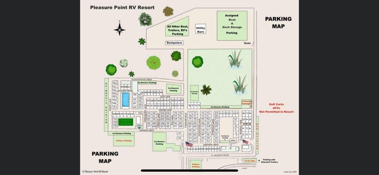 Pleasure Point Rv Resort Edmore Exterior foto